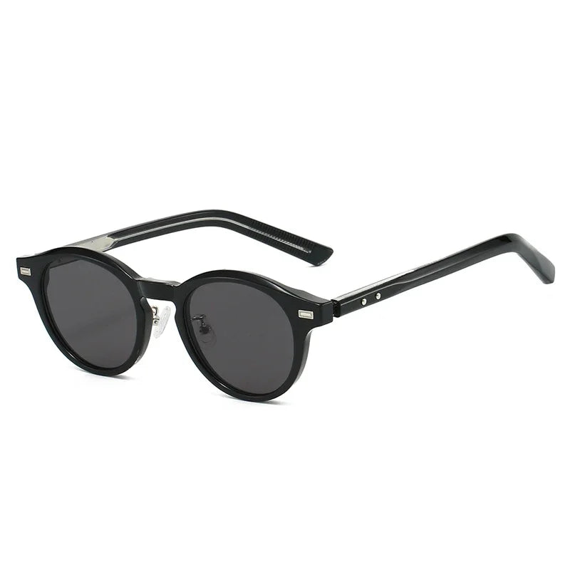 JNPCXI New Vintage TR Round Frame Sun Glasses Fashion High Quality Sunglasses Men Women UV400 Goggles Shades Eyewear