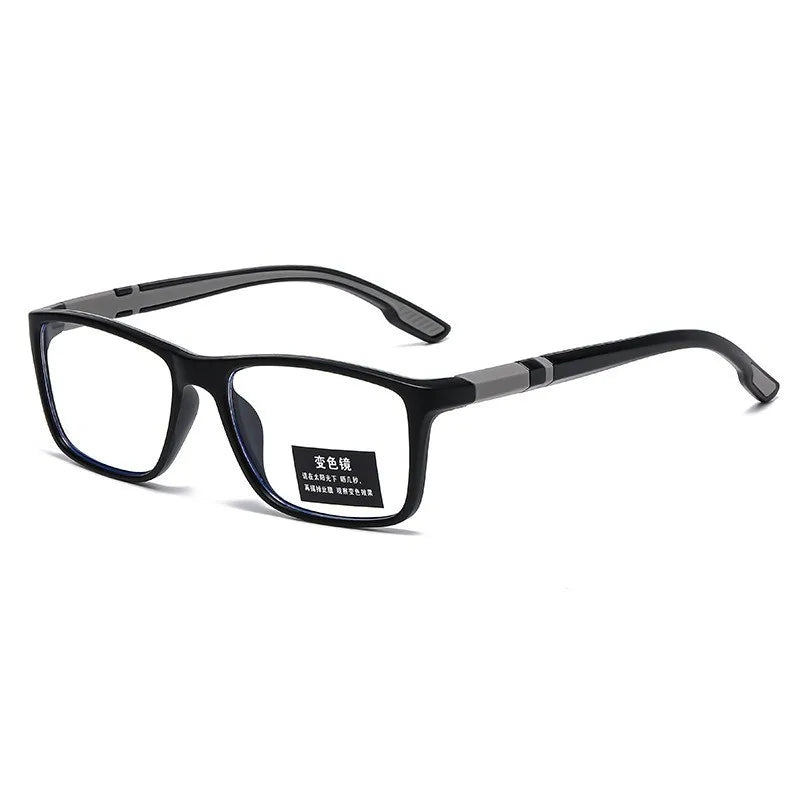 3pcs Men's Photochromic Reading Glasses Anti-radiation Anti Blue Light Eyeglass With Grade +100 +150 +200 +250 +300