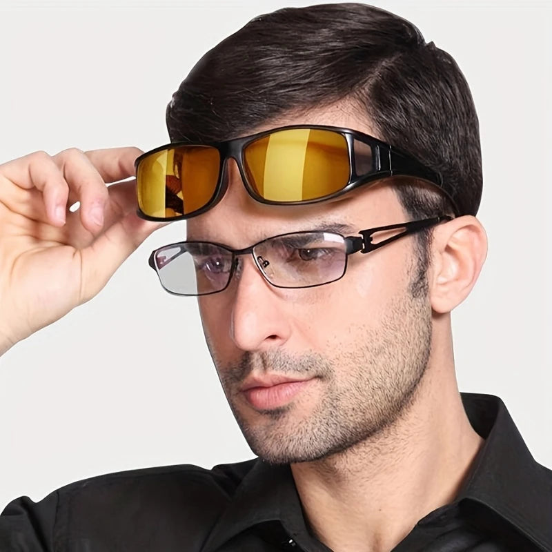 Advanced Anti-Reflective Yellow Night Driving Glasses