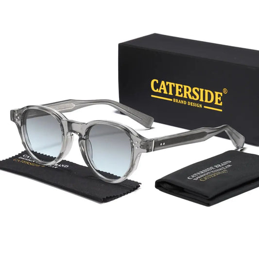 CATERSIDE Round Fashion Men's Sunglasses Luxury Brand Sun Glasses Women's Travel Beach Parties Holiday Gifts Eyeglasses Uv400