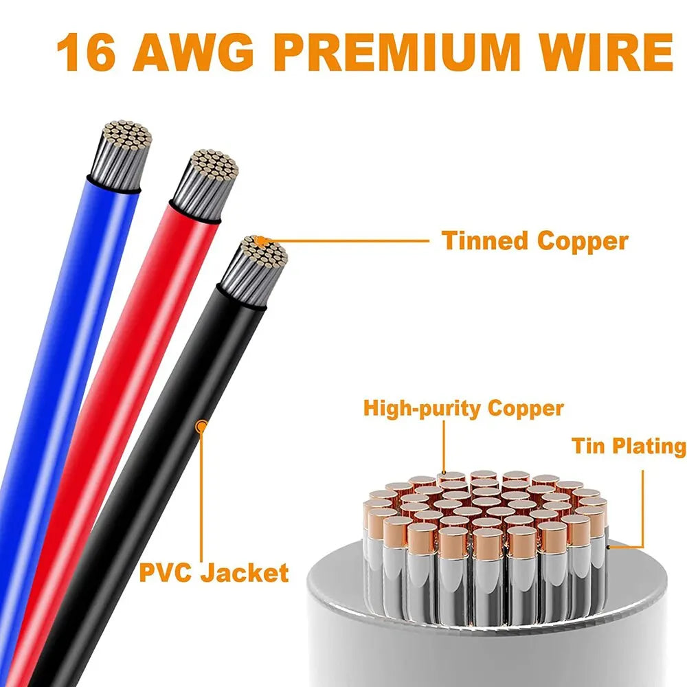 1/2pcs 16 AWG Waterproof Wire Connectors Automotive Electrical Connectors Quick Disconnect Wire Connectors 2/3/4 Pin