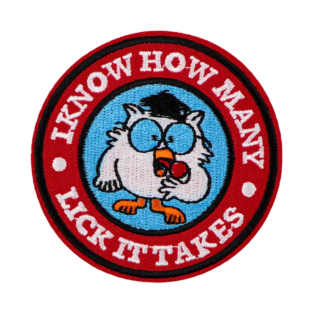 Cute Owl Embroidery Patch Funny Quotes Iron On Patches For Clothing Lollipop Thermoadhesive Patches On Clothes DIY Sew Badges