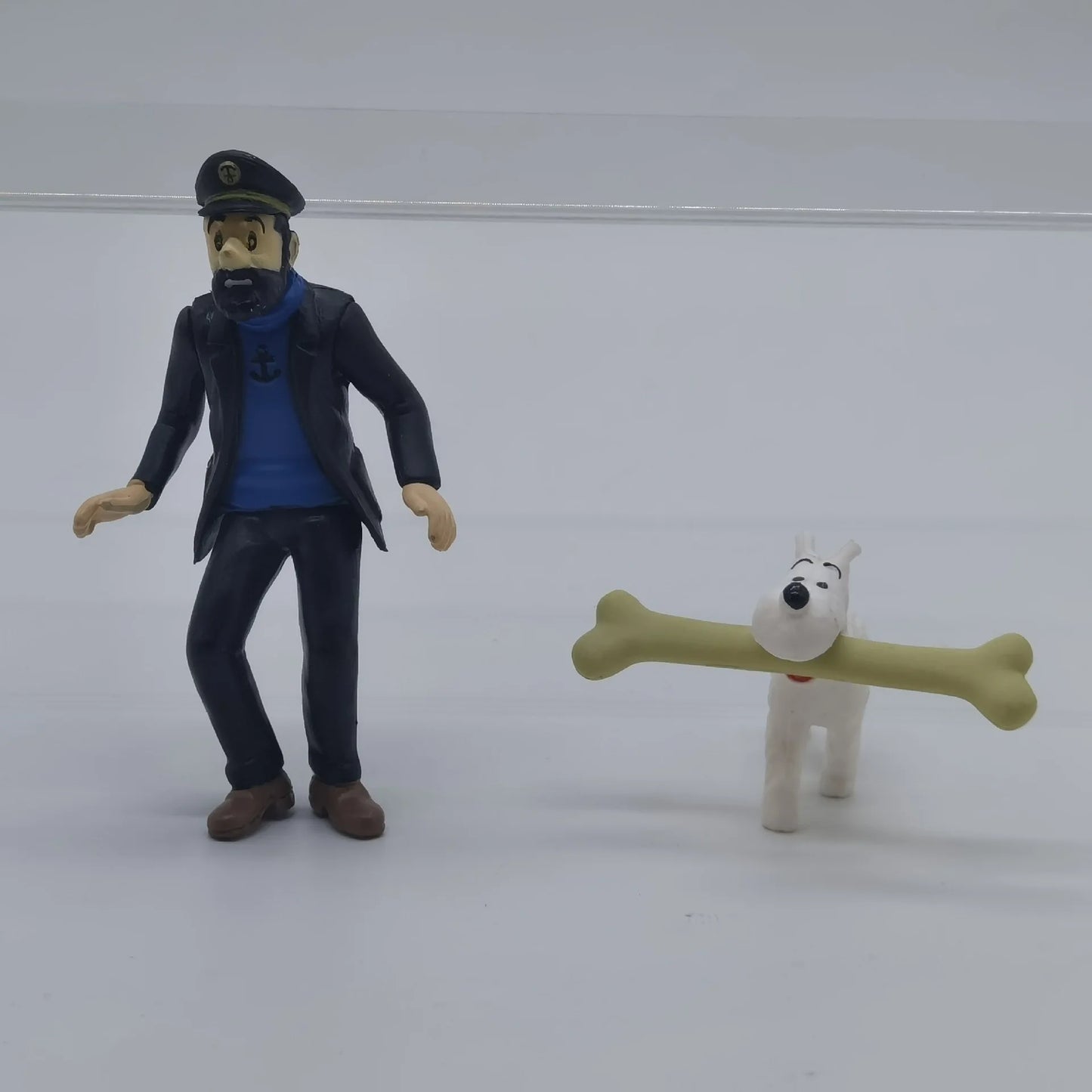 6pcs/set Cartoon The Adventures of Tintin PVC Action Figures Tintin Milou Dupont