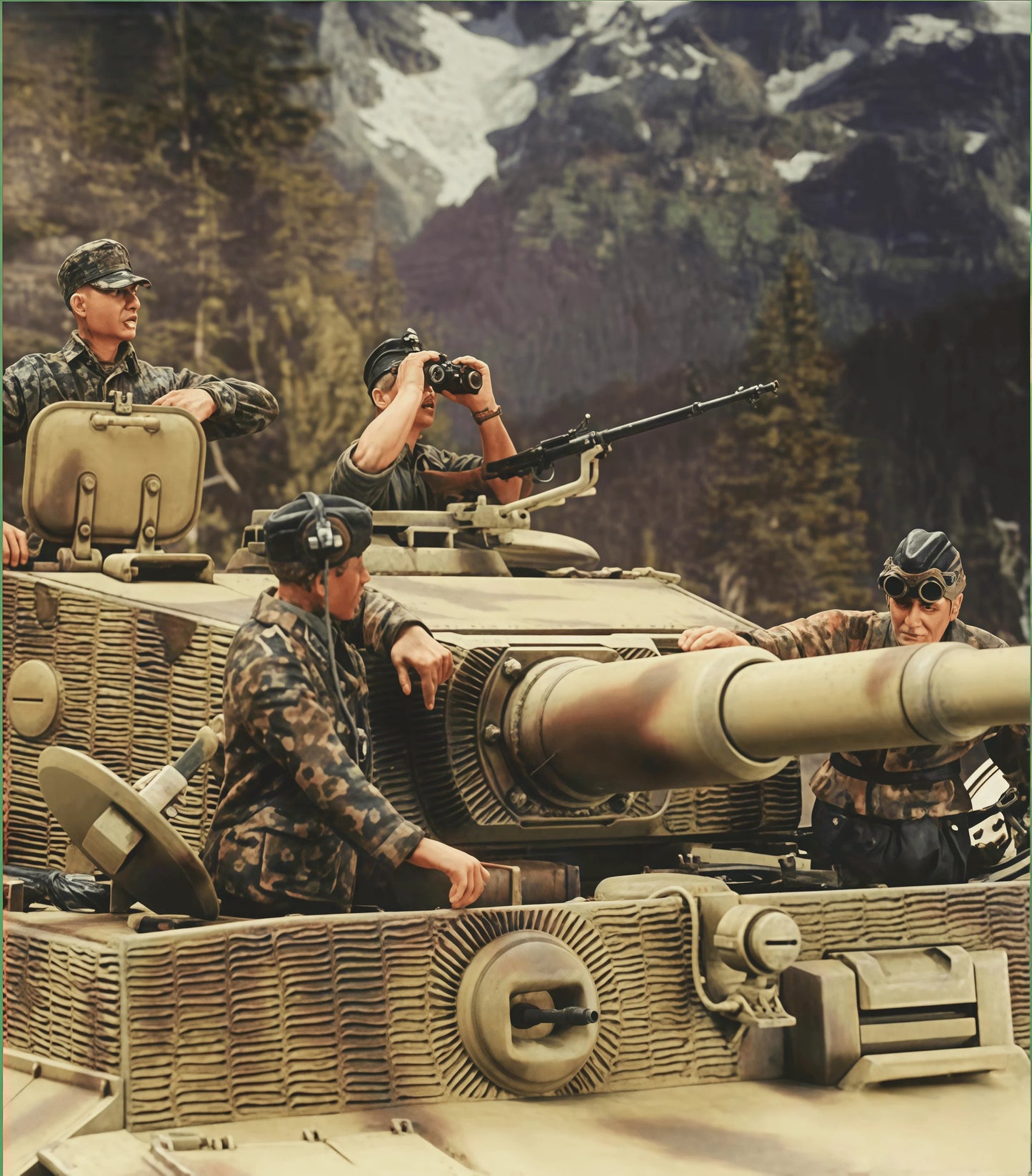 Precision 1/35 Resin Model Kit GK, Tank Crew Soldier Model, Unpainted