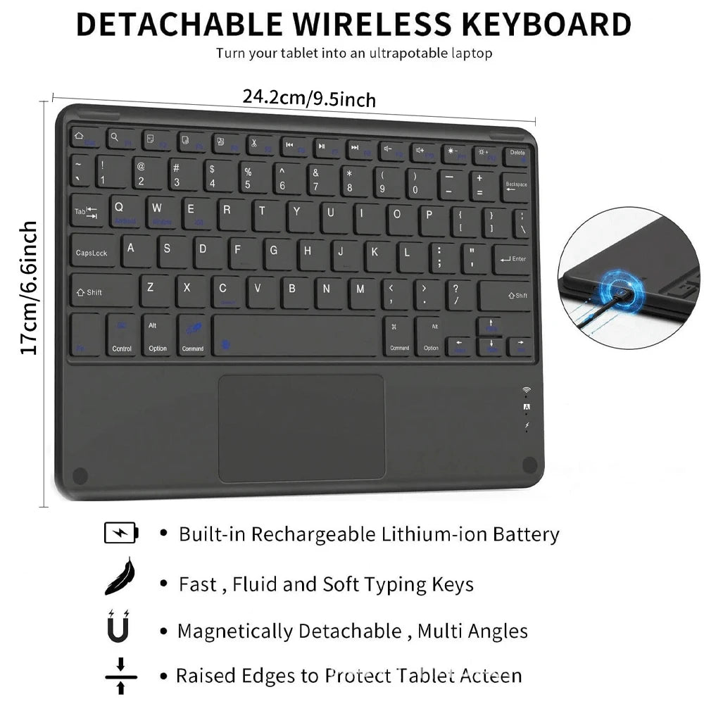 Xiaomi Pad 7 11.2-inch, Bluetooth keyboard + Mouse Case, Multi Language Keyboard
