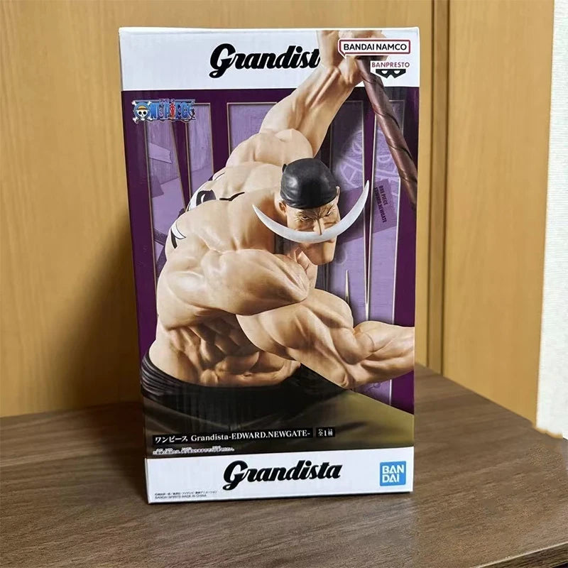 【IN STOCK】Original Banpresto One Piece Edward Newgate Whitebeard Battle Style 18cm Figure PVC Collectible Model Toy Gift