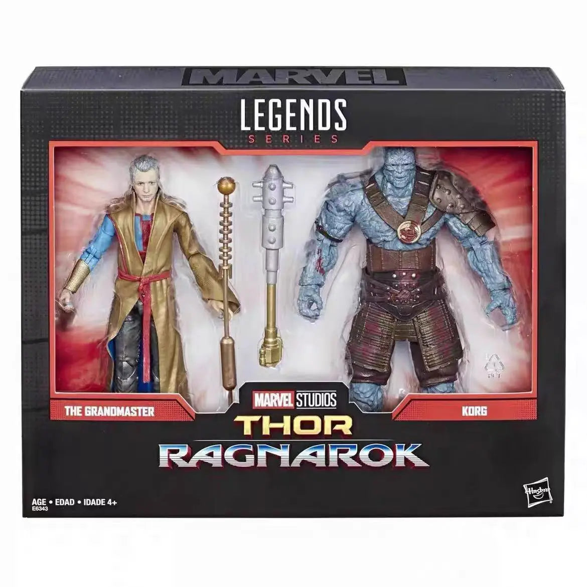 Original Hasbro Marvel Legends Series Thor Ragnarok The Grandmaster&korg Anime Figure Toy Collection Model