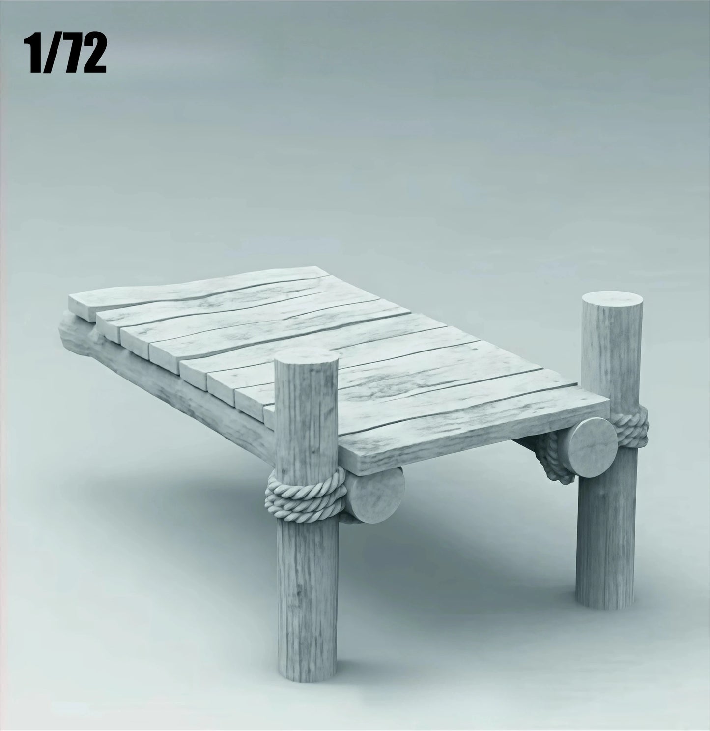 1:72 Cast Resin Model, Scene Model Making Landing Ladder Model Gk, Uncolored Model
