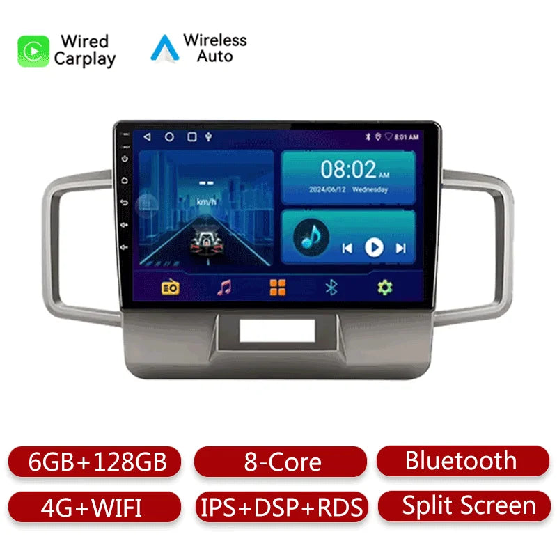 Carplay Car Radio For Honda Freed 1 2008-2016 Car Multimedia Player GPS Navigation Stereo Video Player