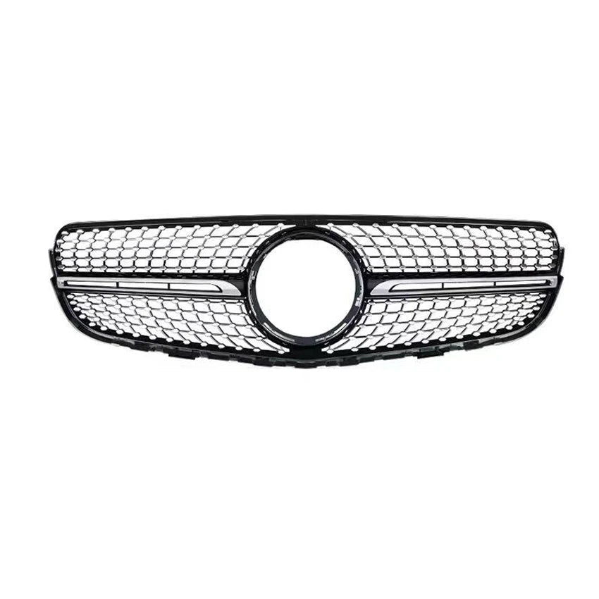 Car Front Hood Grille For Mercedes Benz GLC-Class X253 2015-2019 GLC250 GLC300 GLC350e GLC43 AMG GT Style  Racing Grill Body Kit