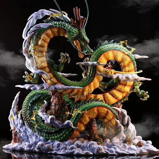24cm Dragon Ball Anime Figure Shenron Figure Goku & Dragon Figurine PVC Statue