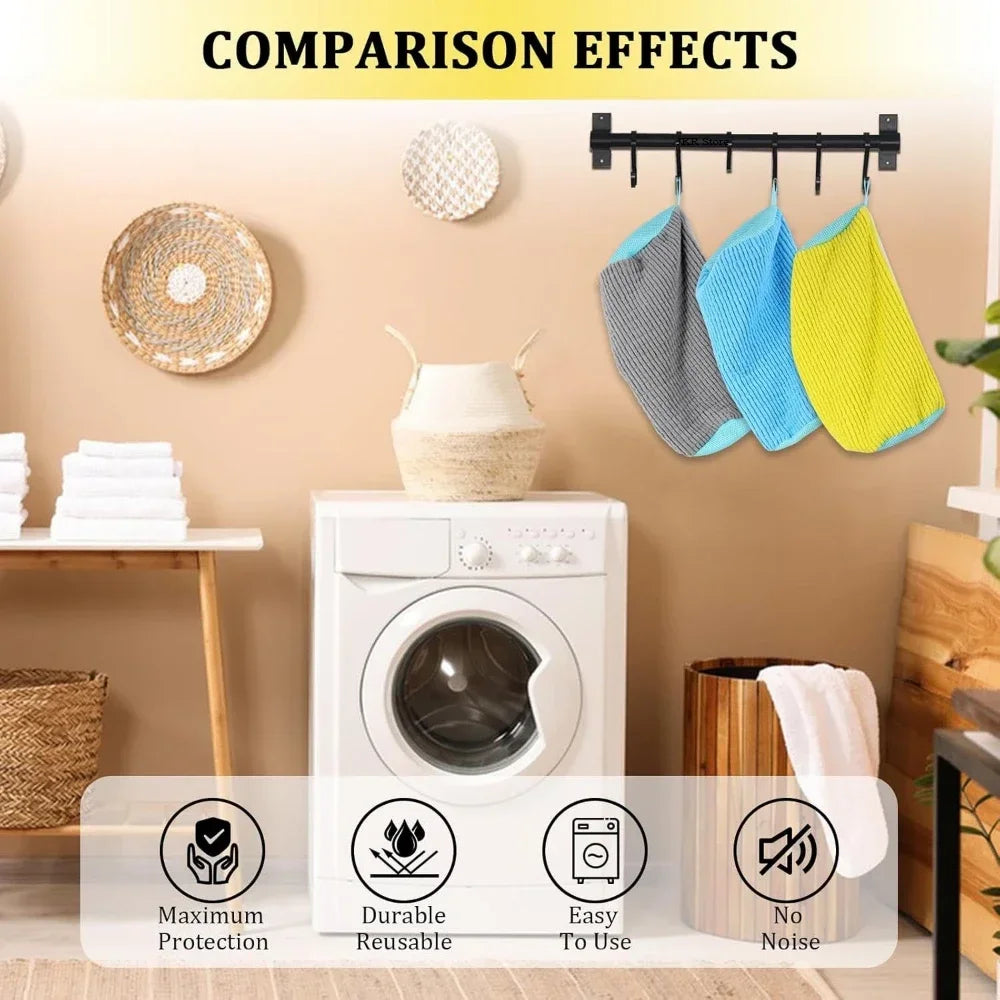 2/1PCS Shoe Washing Bag Washing Machine Laundry Bags with Zipper Closure Shoes