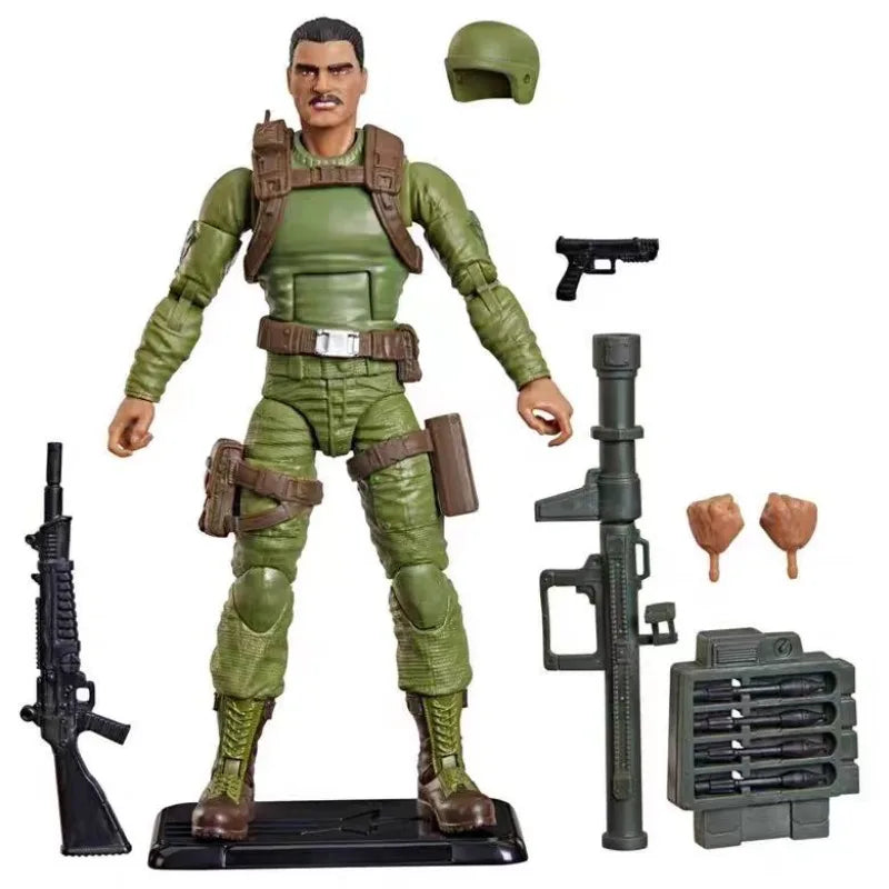 Original Hasbro G.I. Joe Classified Series Rafael 'Zap' Melendez/David 'Crazylegs' Thomas/Crimson Guard Anime Fiqure Model Toy