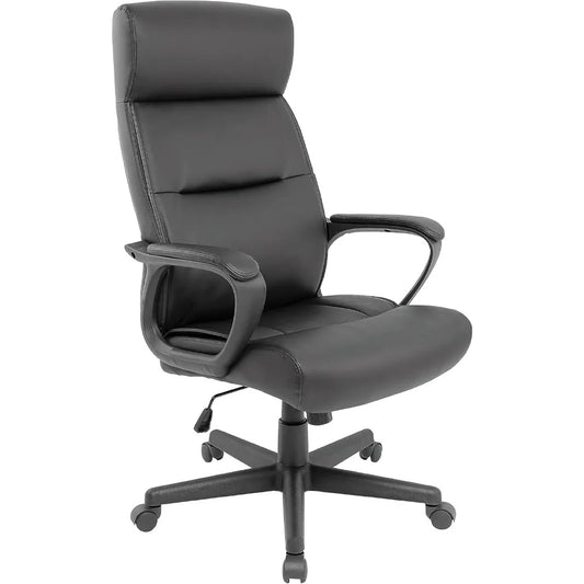 Rutherford Ergonomic Executive Office Chair High Back Swivel Luxura Faux Leather
