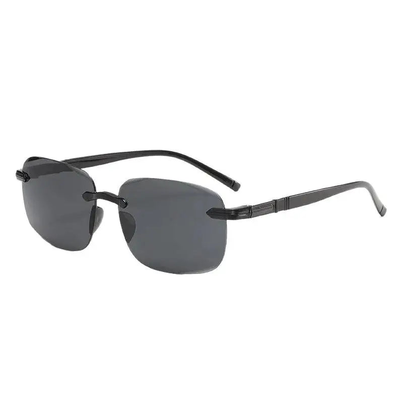 Outdoor Cycling Goggles Sleek Fashion Square Glasses Rimless Sunglasses Versatile Modern Frameless Eyewear For Cycling City