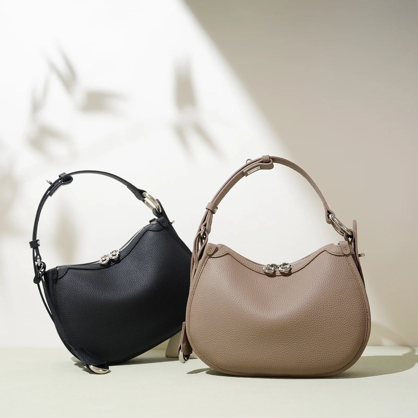 2026 New Luxury Desig Genuine Cowhide Leather Handbag Women's Fashionable Underarm Bags Female Vintage Shoulder Crossbody Bag