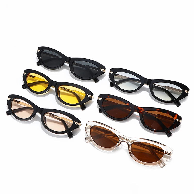 JNPCXI New Fashion Cat Eye Sunglasses For Women Men Luxury Designer Sun Glasses Shades UV400 Eyewear
