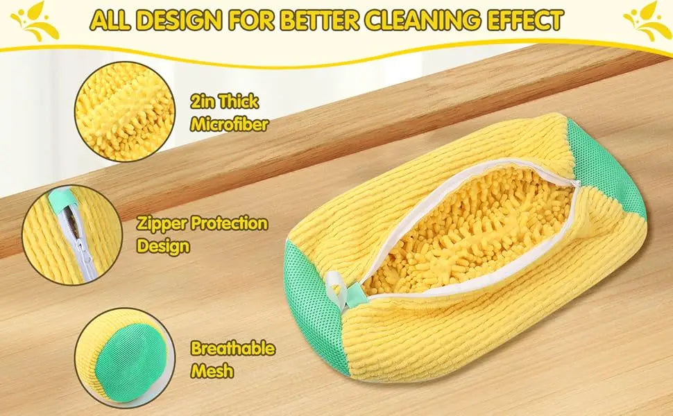 Shoe Washing Machine Bag Reusable Sneaker Cleaning Bag, Washer Mesh Laundry Bag