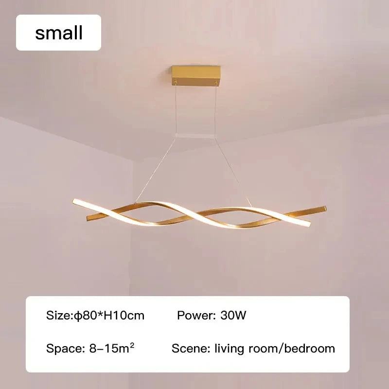 Modern glass home decor led lights pendant, lamps for living room Chandeliers M3