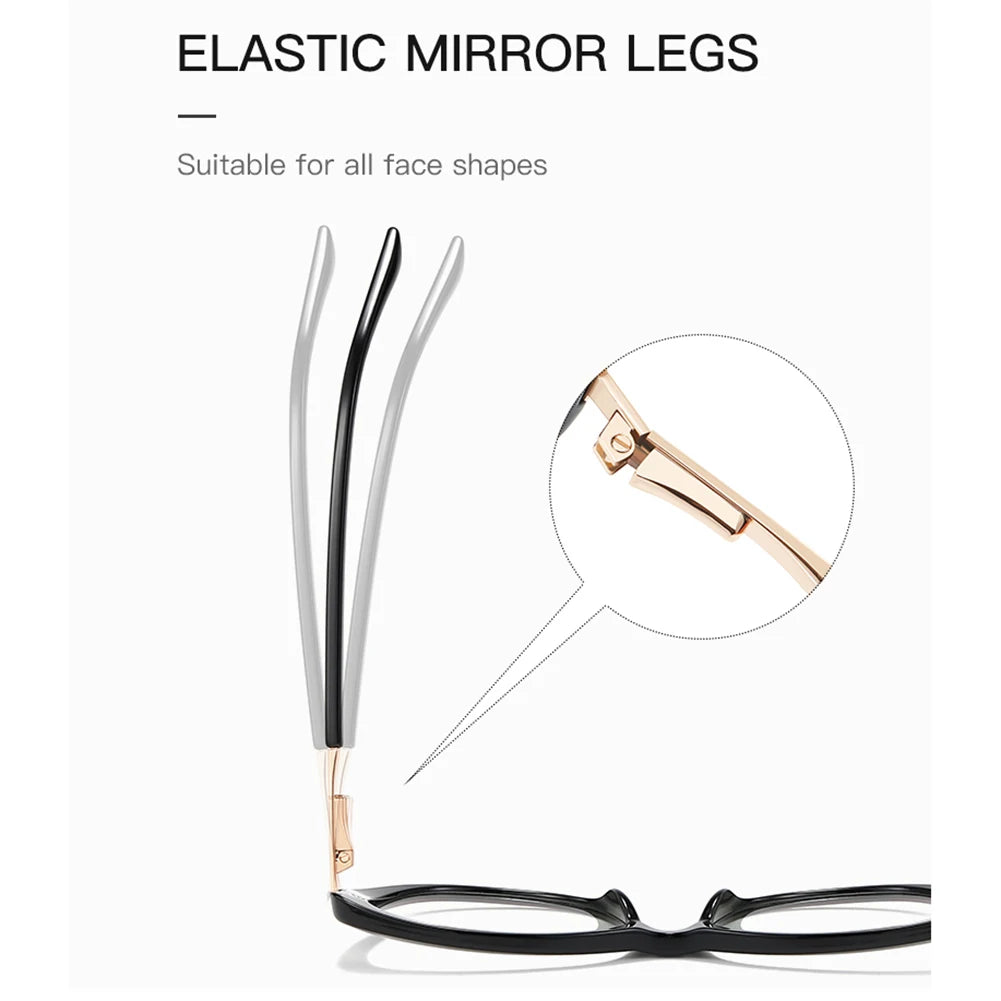 JNPCXI New Vintage Cat Eye Women TR90 Glasses Frame Fashion Clear Anti-Blu-Ray Lens Eyewear Men Optical Frame