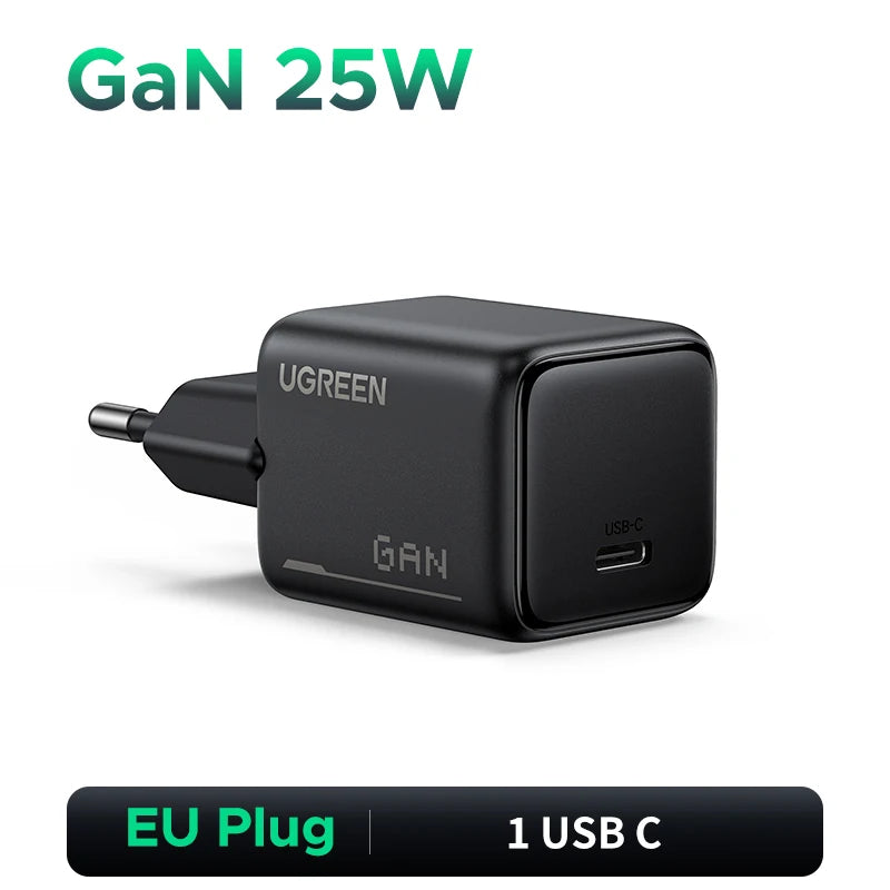 [EU Plug] 45W-20W GaN Charger PD3.0 PPS QC3.0 USB C Fast Charger iPhone Samsung