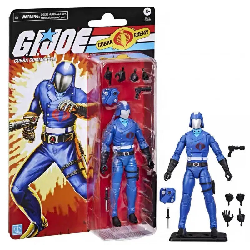 Original Hasbro G.I. Joe Classified Series Retro Cardback Cobra Commander Action Figure Collection Toys Ornaments