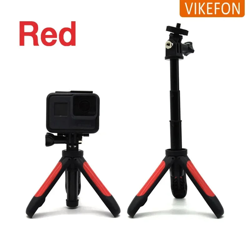 Sports Photography Camera Stand Portable Handheld Selfie Stick Retractable Desktop Tripod Outdoor Photography for Gopro 111/2/13