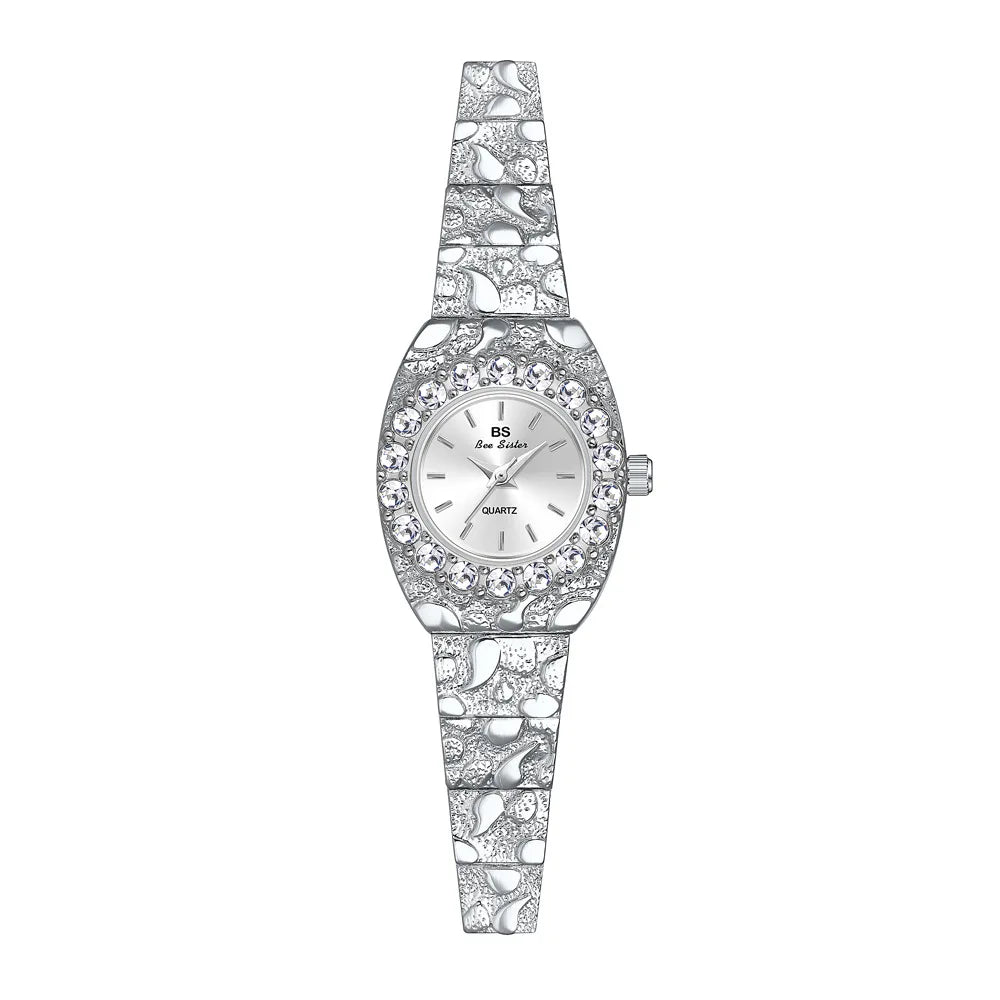 Bee Sister Watches for Woman Girlfriend Quartz Ladies Watches Luxury Niche Waterproof Fashionable Wristwatch Women Elegant