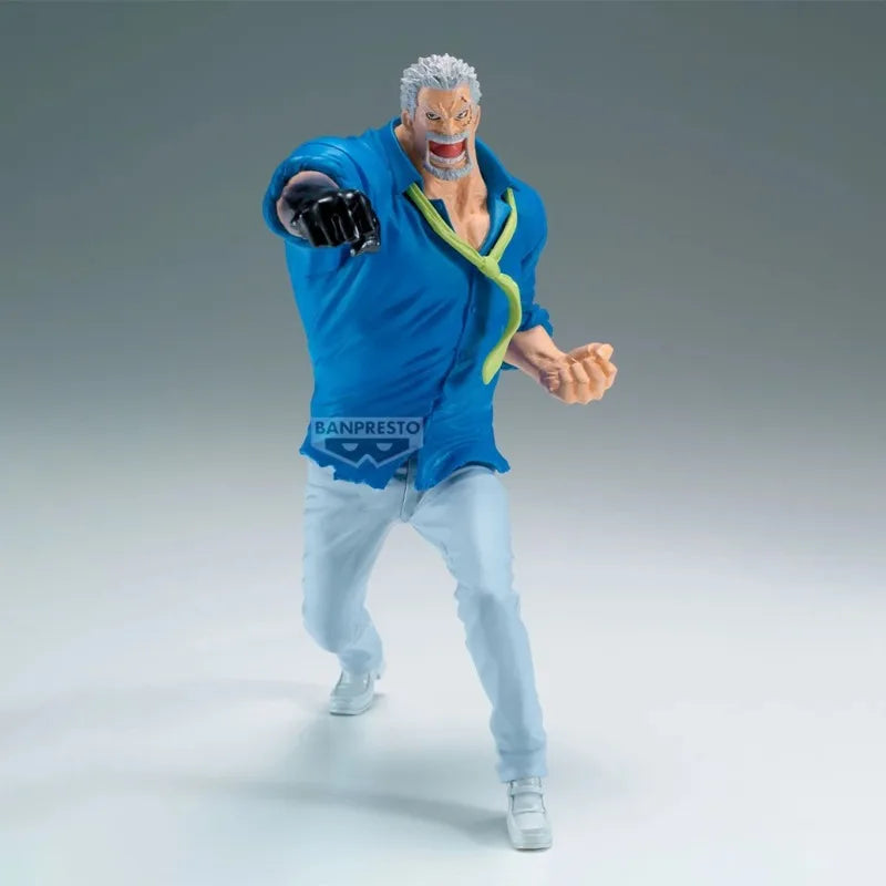 【IN STOCK】Original Banpresto Battle Record Collection One Piece Monkey D Garp 18cm Action Figure PVC Collectible Model Toy Gift