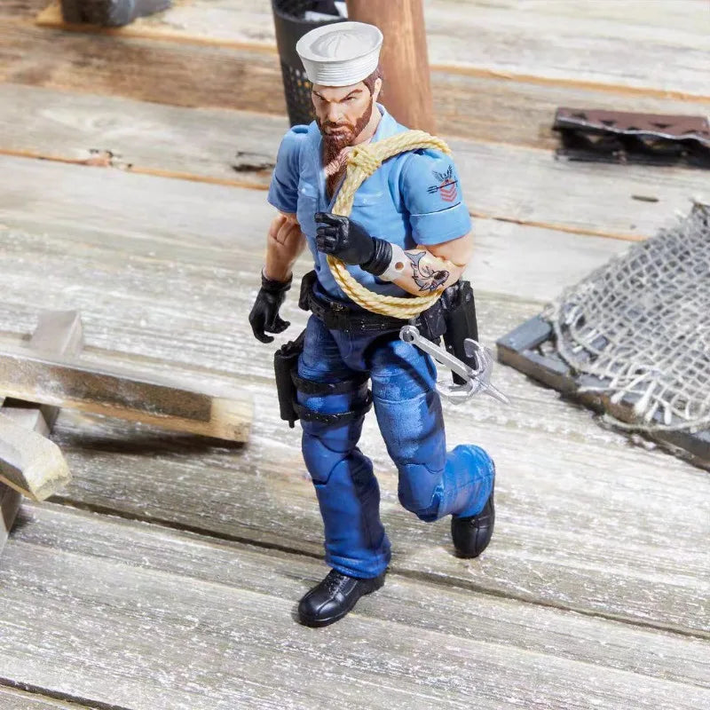 Original Hasbro G.I. Joe Classified Series 70 Shipwreck with Polly Action Figure Collection Toys Ornaments