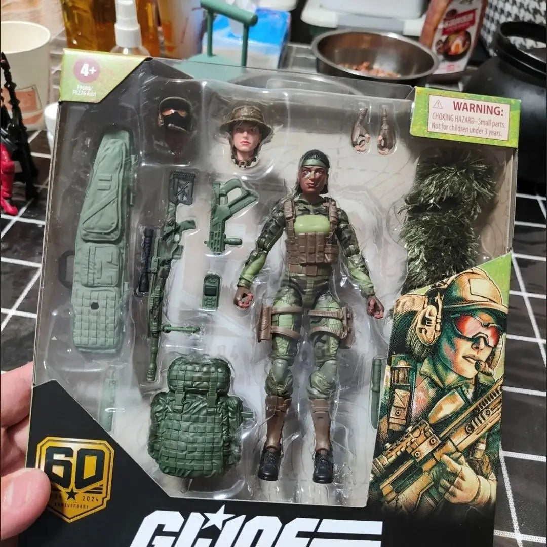 Original G.I Joe Classified Series 60th Anniversary Marine Sniper Action Figure