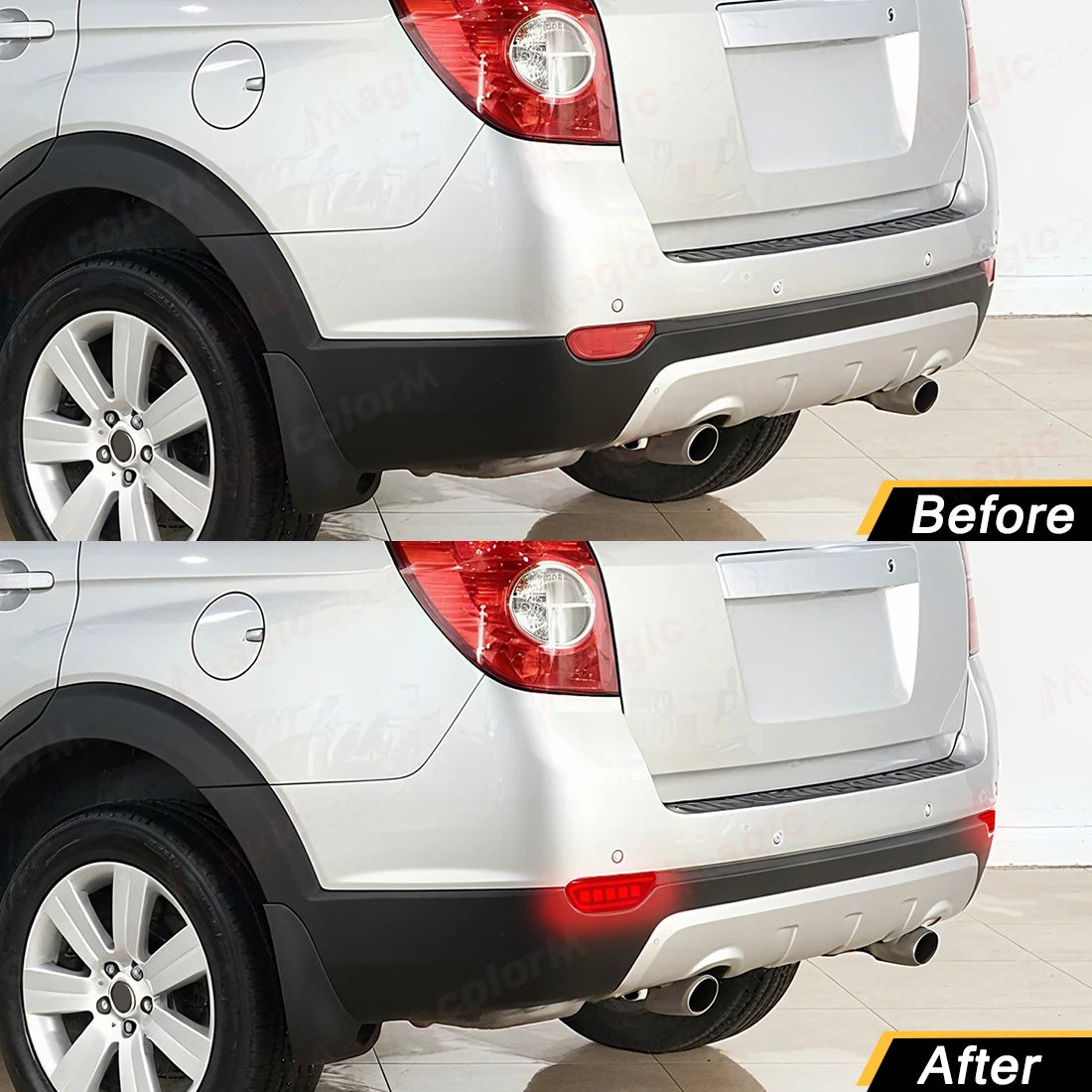 For Chevrolet Captiva 2008 2009 2010 2011 2012 2013 2014 Car Rear Bumper Reflector Lights Driving Dynamic Turn Signal Brake Lamp