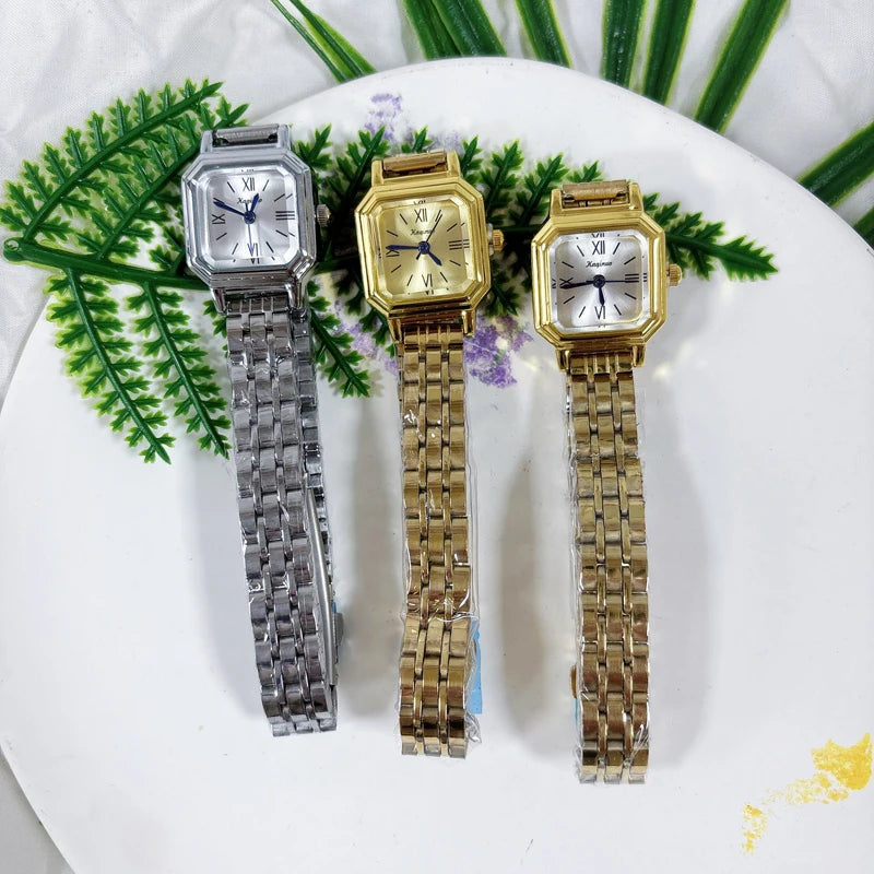 Fashion Small Dial Women Quartz Watch Ladies Stainless Steel Strap Wristwatch Student Clock Gift Relojes Para Mujer Dropshipping
