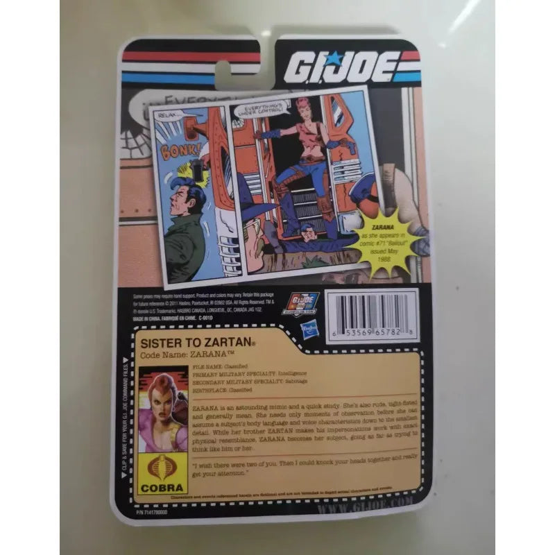 Original Hasbro G.I. Joe Classified Series ZARANA Anime Figure Toy Collection Model