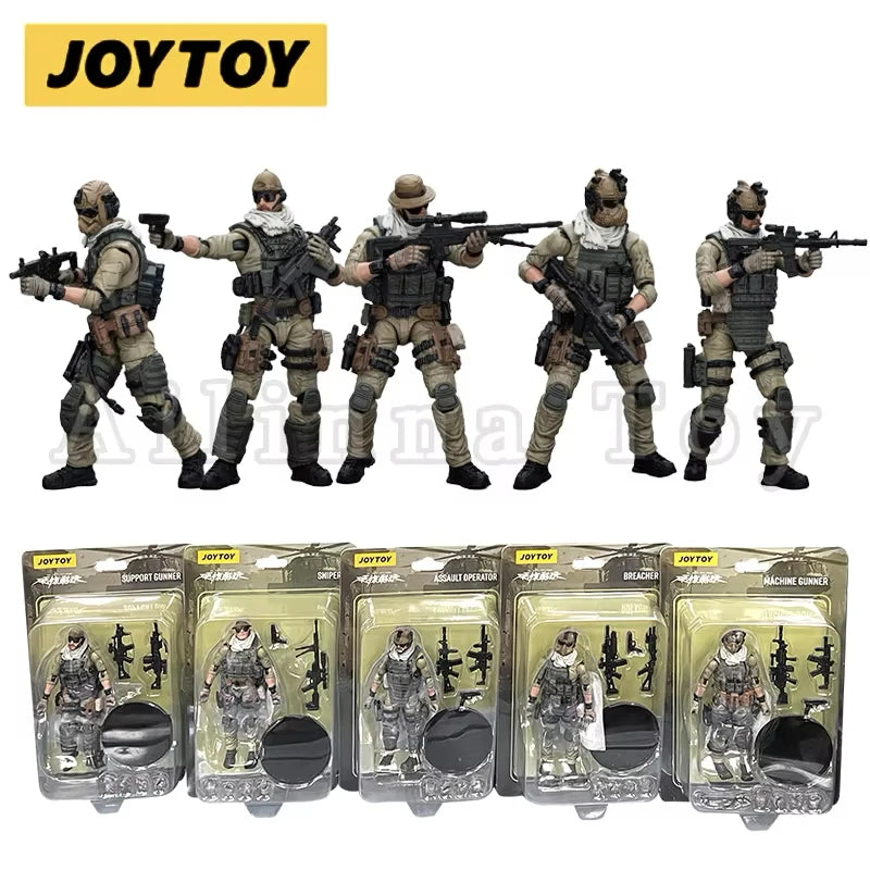JOYTOY 1/18 3.75 Delta Squad Action Figures Military Armed Force Series Anime