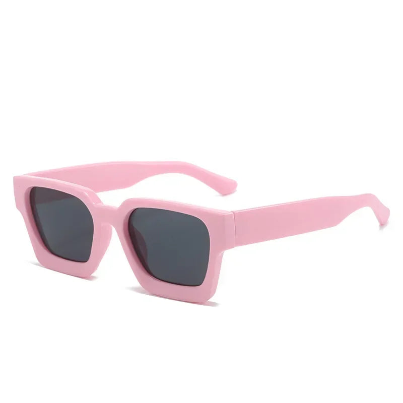 JNPCXI Fashion Square Women Luxury Sunglasses Retro Gradient Blue Designer Men Trending Sun Glasses Shades UV400