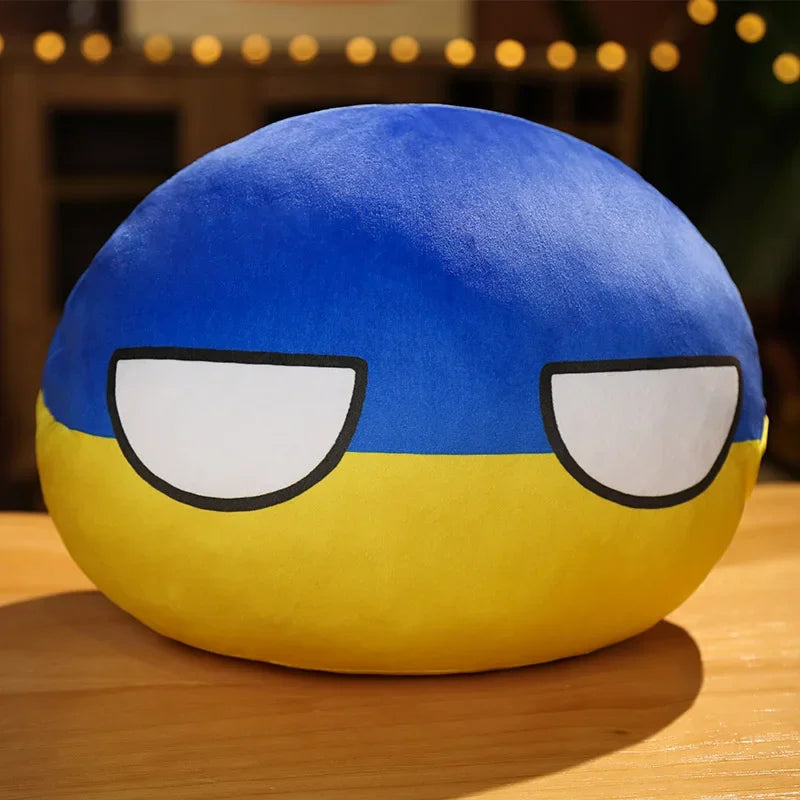 Country Ball Toys Plush Polandball Hand Warmer Pillow Countryball USSR USA FRANCE RUSSIA UK JAPAN GERMANY ITALY Decor