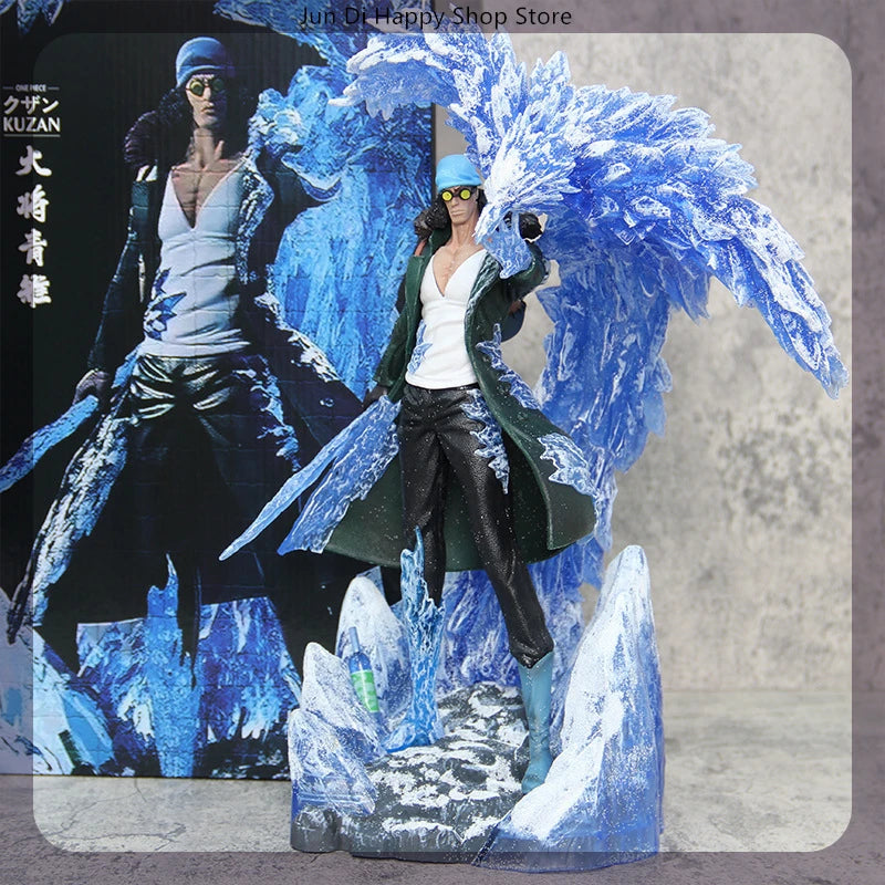 15.4" One Piece Kuzan Standing Position Big Player Anime Figure Model Collection