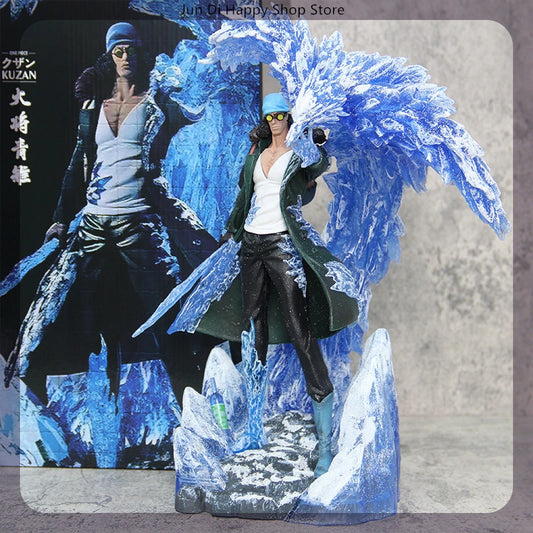15.4" One Piece Kuzan Standing Position Big Player Anime Figure Model Collection