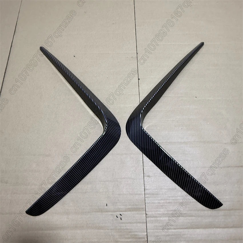 Front Fog Light Frames Cover Trim Racing Sticker Grille Gloss Black ABS For BMW 4 Series G22 G23 M Sport 2020 2021 2022 2023+