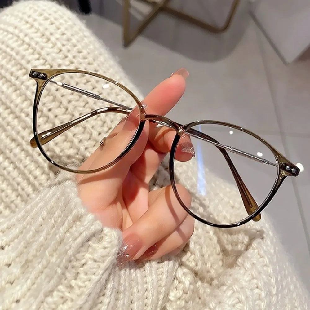 【-50 to -300】Fashion Women myopia glasses graded Anti Radiation Anti blue light Computer glasses with grade