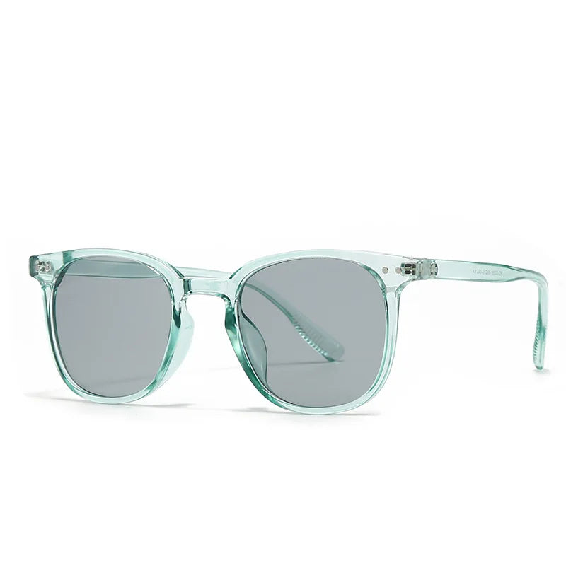 JNPCXI New Fashion Square Sunglasses Women Shades UV400 Retro Gradient Men Black Yellow Rivets Sun Glasses