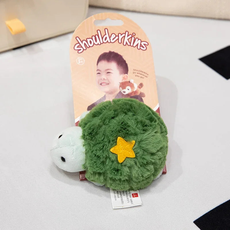 Various Cute Stuffed Animals Shoulderkins Pink Unicorn Turtle Octopus Penguin Funny Shoulder Decor School Party Bag Accessories