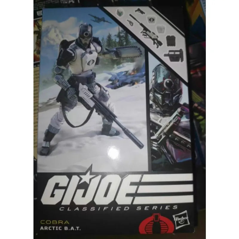 Original Hasbro G.I. Joe Classified Series ARCTIC B.A.T. Anime Figure Toy Model Collection