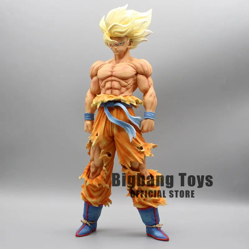 28cm Dragon Ball Z Figure Goku Anime Figures Super Saiyan Goku Gk Statue Gokou PVC Model Toys Doll Collectible Gifts