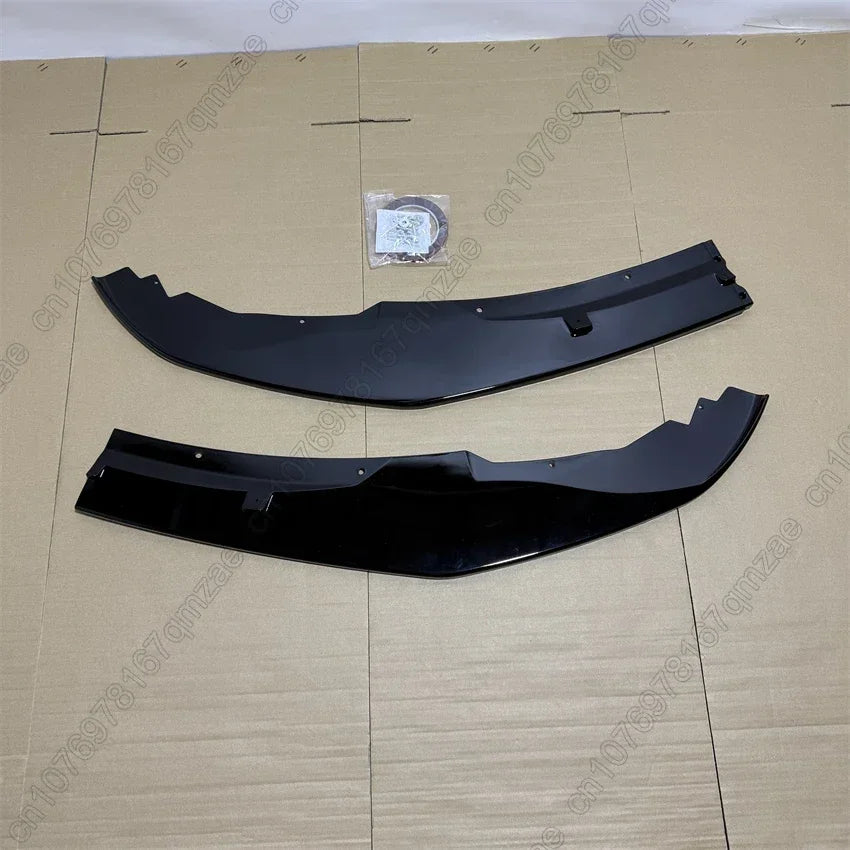 For BMW 1 Series F20 F21 118i 120d 120i M135i LCI M Sport  2012-2014 Car Front Bumper Lip Spoiler Splitter Diffuser Bodykits
