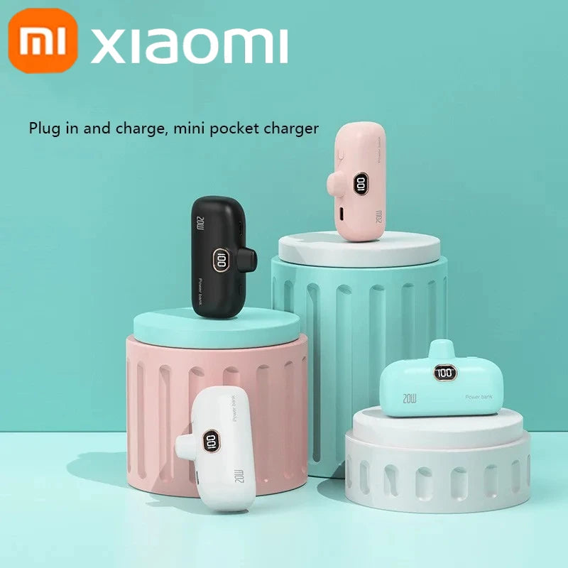 Xiaomi Mini Convenient Mobile Power Bank 30000mah Fast Charging Iphone/Android B