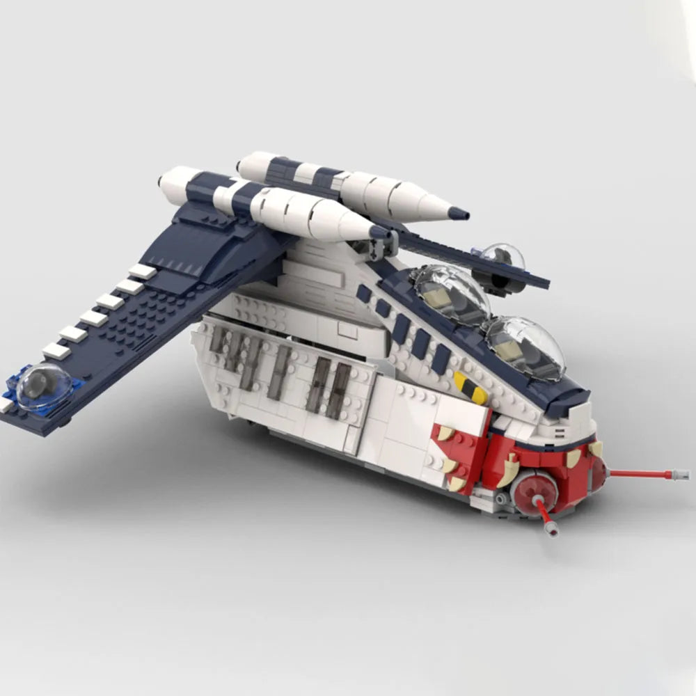 Staredamp Republic Gunship &amp Wars Building Blocks MOC Bricks Toys