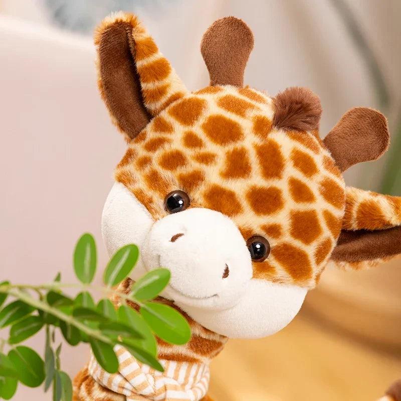 Keylingwd Simulation Giraffe Plush Toy Soft Plush Stuffed Animal Giraffe Doll Room Decoration Birthday Gift