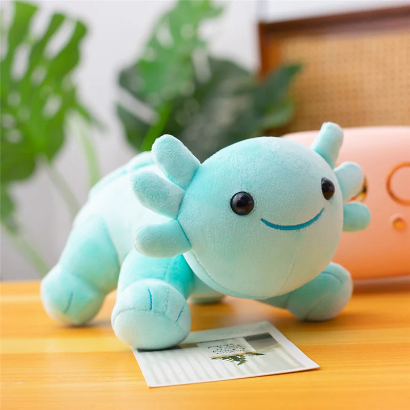 30cm Cute Cartoon Salamander Doll Axolotl Plush Toy Stuffed Animal Pillow Doll Baby Kids Birthday Gift